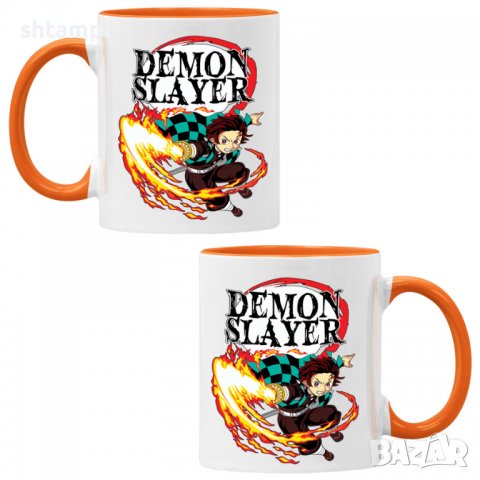 Чаша Demon Slayer Tanjiro Kamado 01,Керамична Чаша, Кафе Чай, Игра,Изненада,Подарък,Повод,Празник,Ро, снимка 5 - Чаши - 38472286