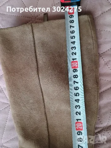 Велурени ботуши, снимка 6 - Дамски ботуши - 49033739