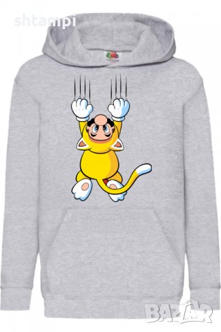 Детски Суитчър/Суитшърт Super Mario Tiger mode,Super Mario,Игра,Подарък,Изненада,Забавление,Рожден Д, снимка 2 - Детски анцузи и суичери - 38366776