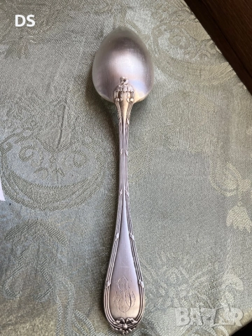  Посребрена лъжица, снимка 2 - Антикварни и старинни предмети - 49918042