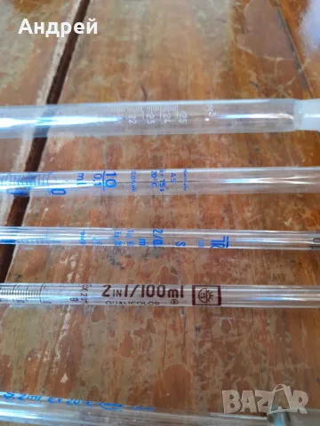 Стари стъклени пипети, снимка 4 - Други ценни предмети - 49131400