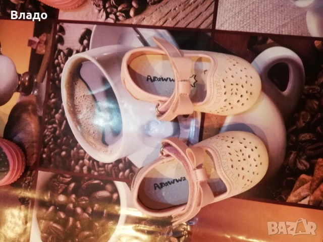 Бебешки обувки за момиче 20 номер +ПОДАРЪК , снимка 4 - Бебешки обувки - 50922703