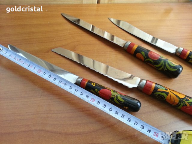 Руски ножове с дървена дръжка , снимка 8 - Антикварни и старинни предмети - 37954014