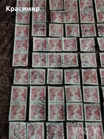 Винтидж ПОЩЕНСКИ марки Чехословакия 90 бр. 