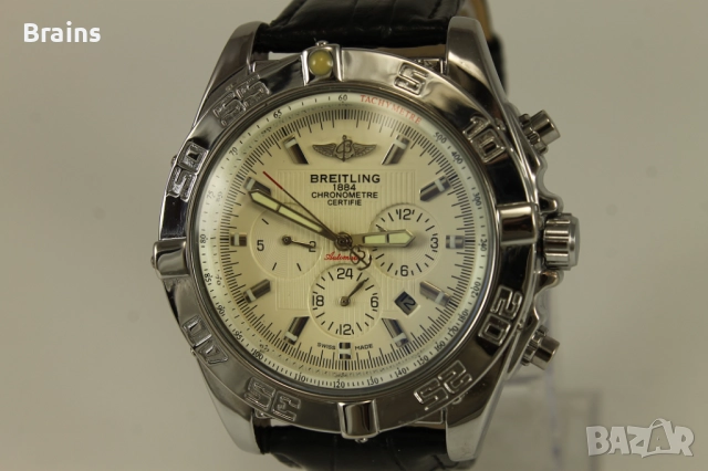Мъжки Хронограф BREITLING Automatic Chronometre, снимка 3 - Мъжки - 52628083
