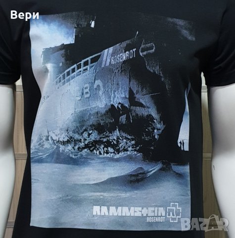 Нова мъжка тениска с дигитален печат на музикалната група RAMMSTEIN - Rosenrot, снимка 3 - Тениски - 28166726