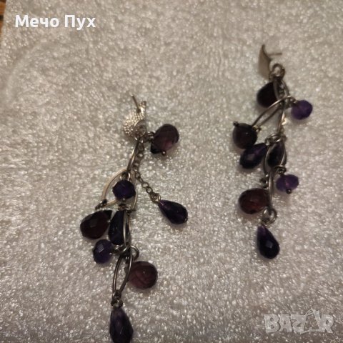 Сребърни обеци (82), снимка 2 - Обеци - 40804599