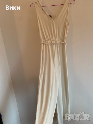 Дамски бял гащеризон рипс, снимка 10 - Гащеризони - 39840588