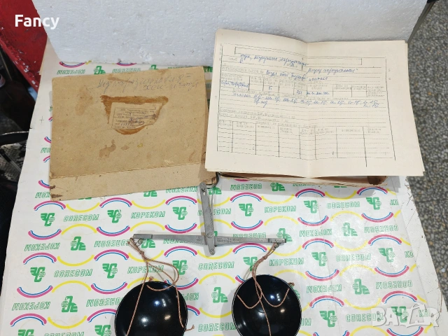 Стара аптекарска везна, снимка 3 - Антикварни и старинни предмети - 53230856