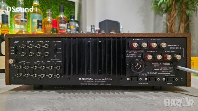ONKYO A-7055 – Лимитирана Серия №107/200, Old Gold –Class A, снимка 9 - Ресийвъри, усилватели, смесителни пултове - 52587626