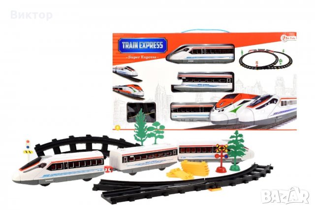 Влак с релси и аксесоари Toi-Toys, снимка 10 - Коли, камиони, мотори, писти - 26796720