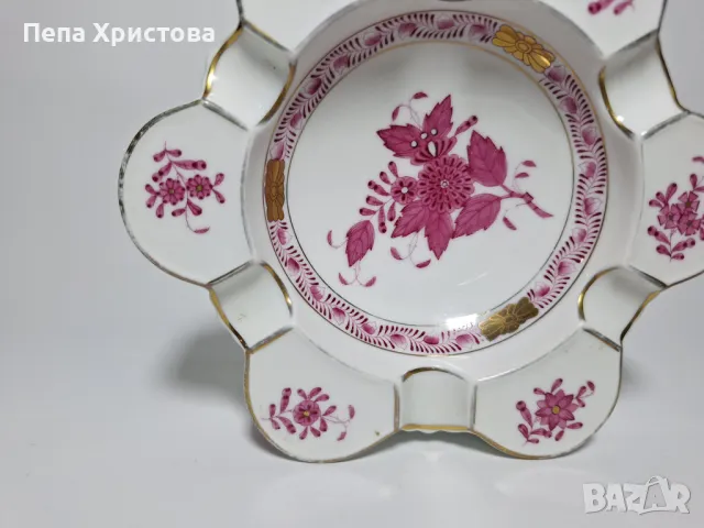 Herend  -П@п@лник от унгарски порцелан , снимка 4 - Други - 49694582