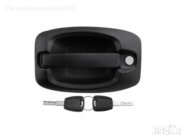 Външна дръжка за врата с патронник и ключове за Fiat Ducato 2 Facelift (2002 - 2006) 735423244, снимка 4 - Части - 52362090