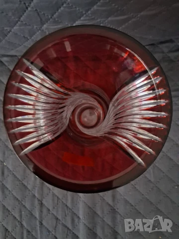 Ваза оловен кристал  Bleikristall 24% Germany , снимка 4 - Антикварни и старинни предмети - 51322798