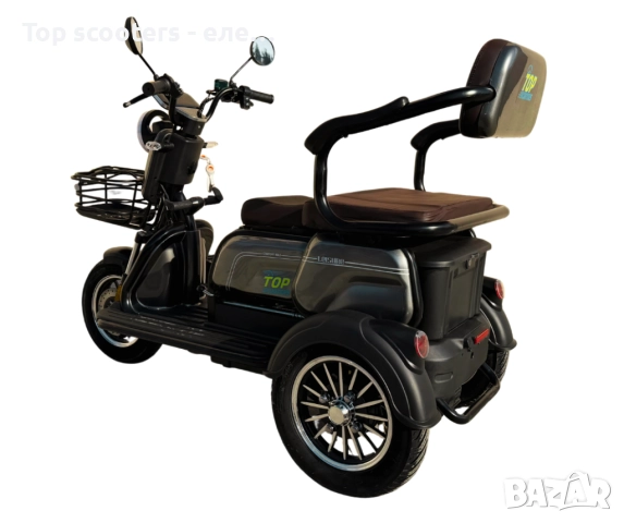 Електрическа триколка със задно задвижване X3 - 48V 800W, снимка 3 - Мотоциклети и мототехника - 52853920