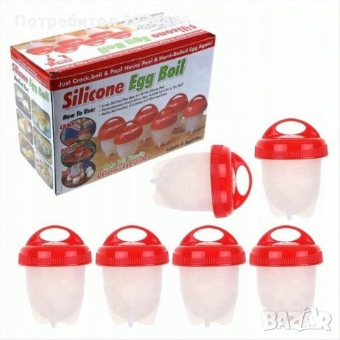 EGGIES форми за варене на яйца без черупки, снимка 8 - Други - 34639444