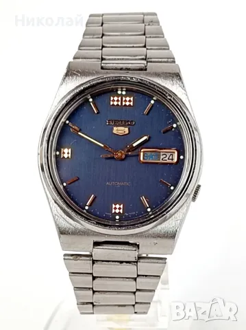 Seiko 5 Сейко 5 - самонавиващ се часовник, запазен, профилактиран, работещ коректно