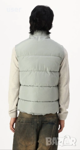 100% Оригинален чисто-нов с етикет мъжки пухен елек ONLY & SONS!  , снимка 5 - Якета - 53480032