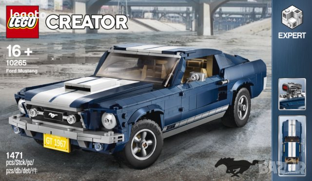 НОВО ЛЕГО 10265 Криейтър Експерт - Форд Мустанг LEGO 10265 Creator Expert - Ford Mustang 10265, снимка 4 - Конструктори - 37161381