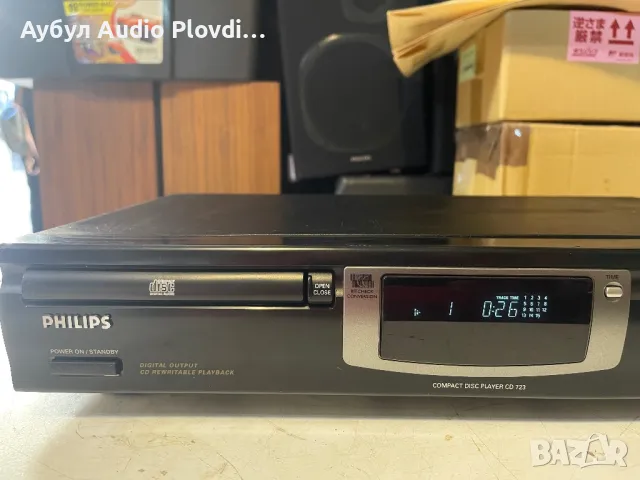 CD player Philips CD 723, снимка 3 - Декове - 47869923