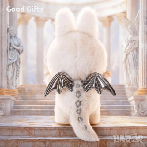 Голямо Labubu Zimomo Angel 38cm Лимитирана серия Лабубу Зимомо бяло, снимка 5 - Плюшени играчки - 51126826