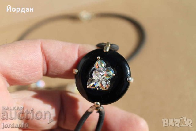 Сет дамско колие и гривна-сребро и камъни, снимка 5 - Колиета, медальони, синджири - 38647346