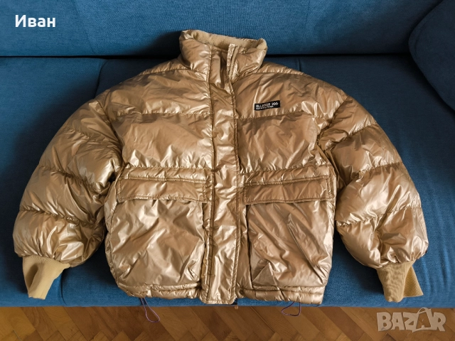 Ellesse дамско зимно яке златисто Oversized, снимка 2 - Якета - 52681750