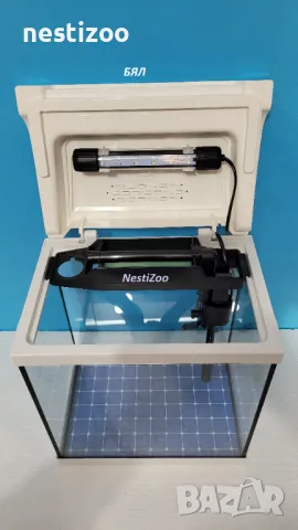 Панорамни Аквариуми-7,18,32 литра-4 цвята, снимка 7 - Аквариуми - 50407527