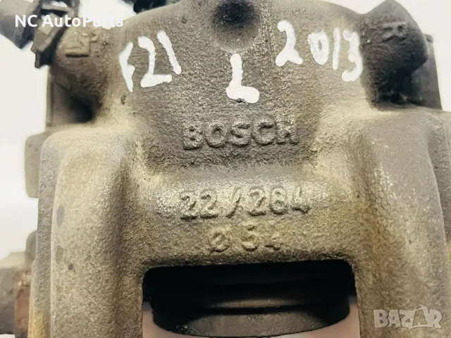 Преден ляв спирачен апарат за BMW БМВ 1 серия F20 F21 2.0 дизел 22284054 BOSCH 2014, снимка 10 - Части - 48632517