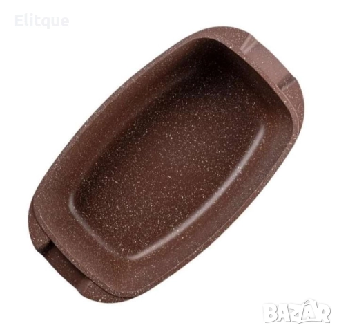 Съд за печене с капак 32x8cm, 4.8L, шоколад,  лят алуминий, снимка 8 - Други - 52852630