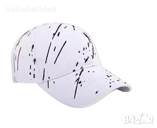 Нова шапка с козирка, два цвята, снимка 4 - Шапки - 46786905