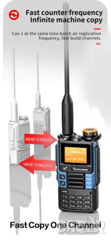Радиостанция Quansheng UV-K6 / жълта, снимка 8 - Оборудване и аксесоари за оръжия - 50262961