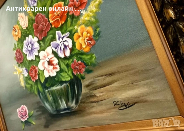 картина маслени бои върху платно , снимка 2 - Картини - 53425631