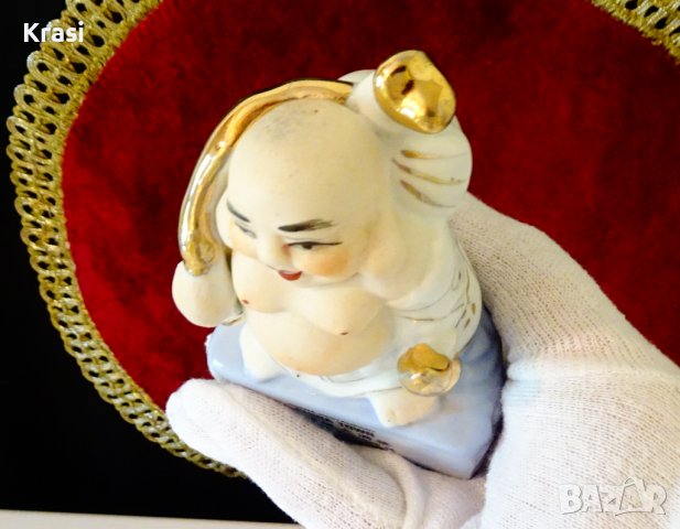 Смеещият се Буда порцеланова статуетка,злато. , снимка 8 - Статуетки - 38407353