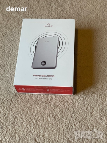 iWALK ултратънка магнитна външна батерия 5000mAh, LED дисплей, снимка 7 - Външни батерии - 52520844