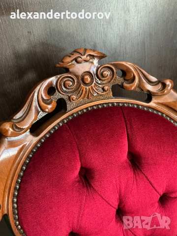 Антикварен стол Рококо, снимка 2 - Столове - 52107012
