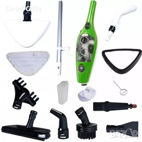 Система за почистване с пара Steam Mop X12 – 12 в 1 мултифункционален уред, снимка 4 - Парочистачки и Водоструйки - 51770134