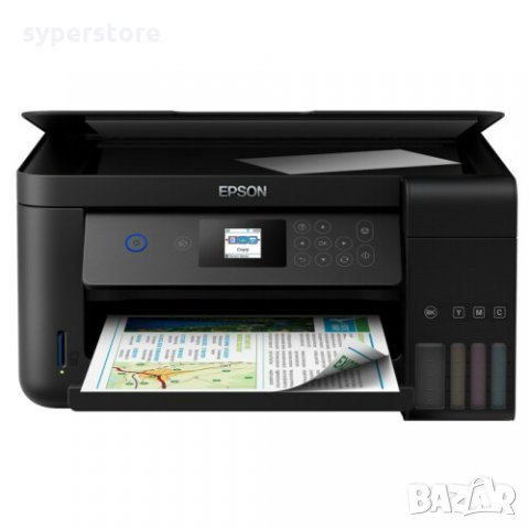 Принтер Мастиленоструен Мултифункционален 3 в 1 Цветен Epson EcoTank L4160  Копир Принтер и Скенер в Принтери, копири, скенери в гр. София - ID33561112  — Bazar.bg