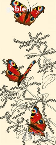 гоблен-триптих "ПЕПЕРУДИ" - Д 46; размери/45*35/см.; 36 лв., снимка 3 - Гоблени - 28285181