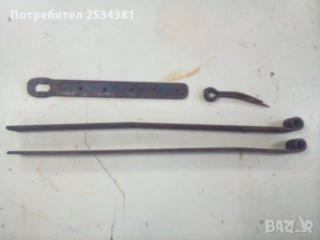 Старинен комплект за порта, врата, снимка 2 - Антикварни и старинни предмети - 28822339