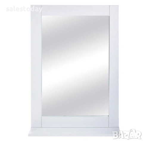 Огледало за баня с поставка за аксесоари, 50*70см, снимка 2 - Огледала - 48674645