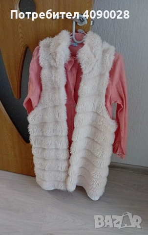 Дамска риза + ПОДАРЪК пухен елек, снимка 5 - Ризи - 53256066