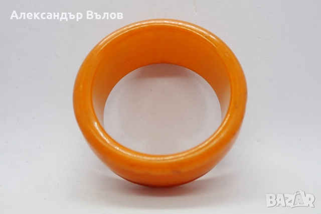 Стар Каталин Бакелит Истински Пръстен Салфетка Изискано Сервиране Маса Хранене, снимка 7 - Антикварни и старинни предмети - 52910762