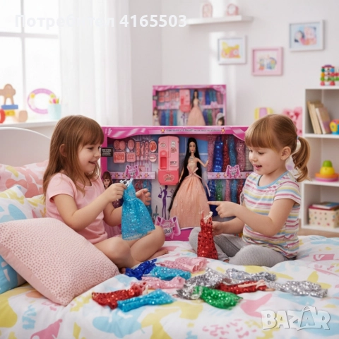 Голяма кукла с много рокли и аксесоари Beautiful Doll