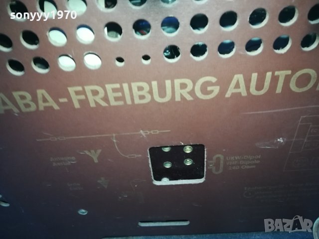 SABA TUBE STEREO RETRO RECEIVER-ВНОС SWISS 2001241356, снимка 8 - Ресийвъри, усилватели, смесителни пултове - 43895413