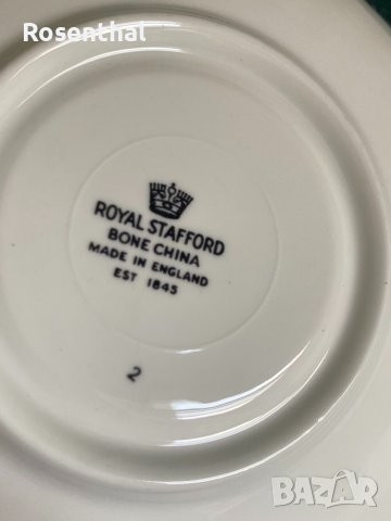 Английски подаръчен комплект за чай/кафе за сребърна сватба, снимка 6 - Сервизи - 40305102