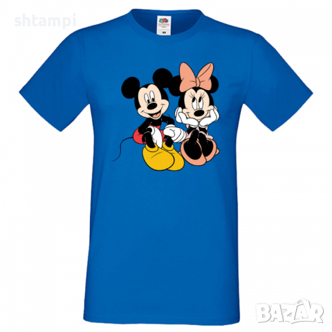 Мъжка тениска Mickey & Minnie 5 Подарък,Изненада,Рожден ден, снимка 2 - Тениски - 36575537