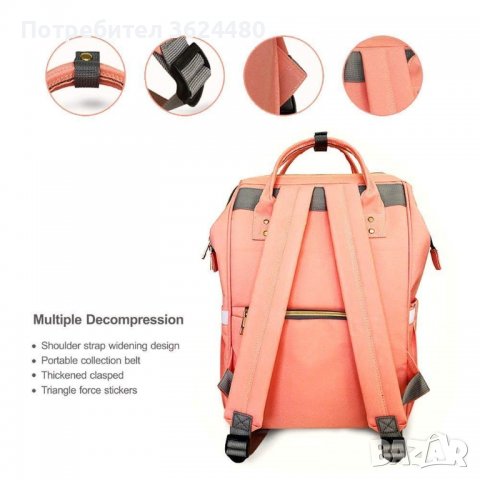 Раница за бебешки аксесоари Раница за бебешки аксесоари Раница за бебешки аксесоари Раница за бебешк, снимка 10 - Други - 39956030