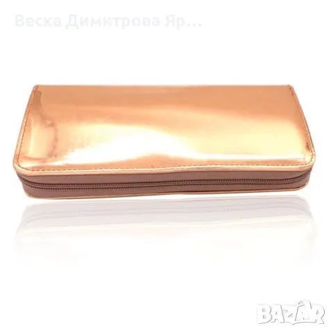 Комплект 10 четки за грим в тубус или чантичка, снимка 3 - Козметика за лице - 47716491