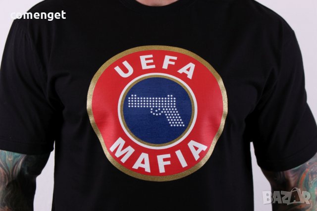 ХИТ! Мъжки футболни тениски и блузи UEFA MAFIA! Бъди различен, поръчай с  твоя идея! в Блузи в гр. Пловдив - ID26814139 — Bazar.bg